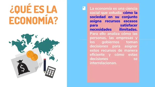PRESENTACIÓN ECONOMÍA