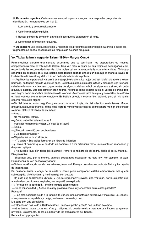 Guía habilidad de comprensión "Relacionar"
