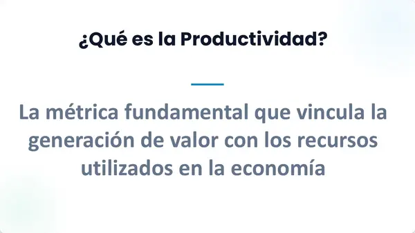 Productividad y jornada laboral