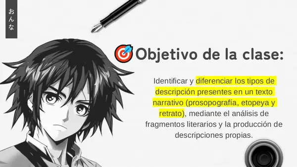 ✨Descripción de personajes literarios✨