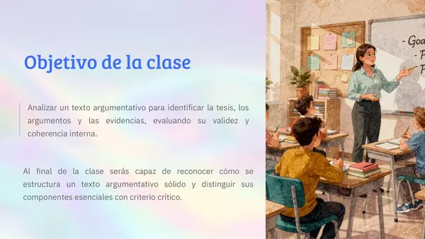 Estructura del texto argumentativo