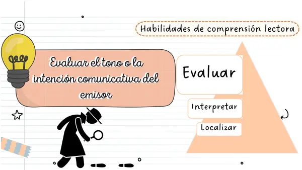 Habilidad: Evaluar actitud o tono del emisor 