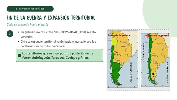 6° Guerra del Pacífico, pérdida de la Patagonia, Incorporación de Rapa Tui