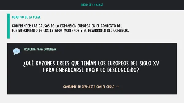 8° Motivaciones de los viajes de exploración (editable)