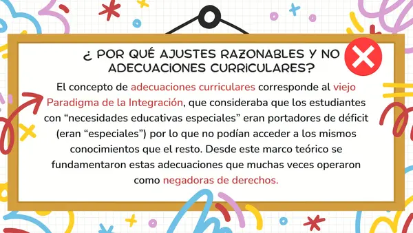 Ajustes Razonables en educación inclusiva 