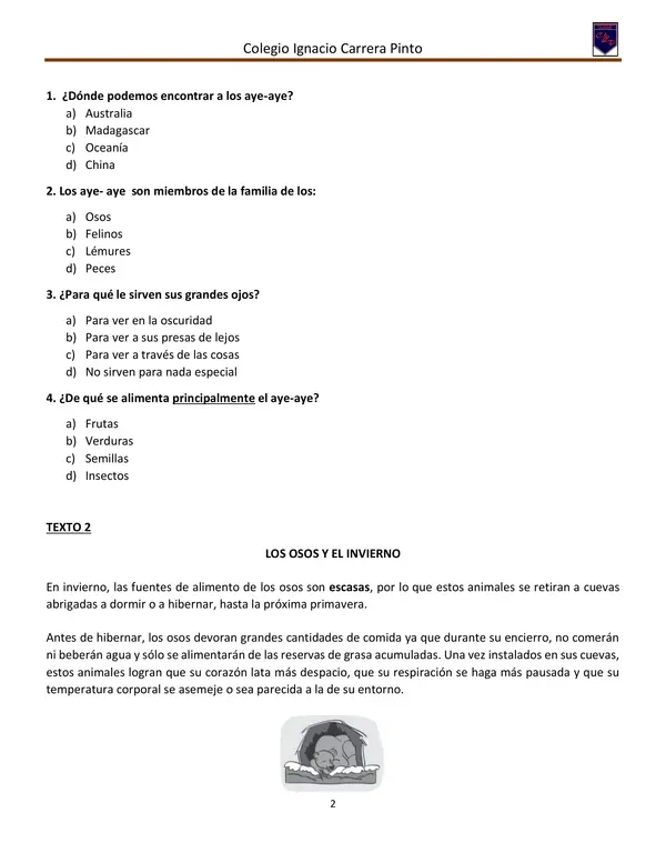 LOCALIZAR INFORMACIÓN EXPLÍCITA, EVALUACIÓN