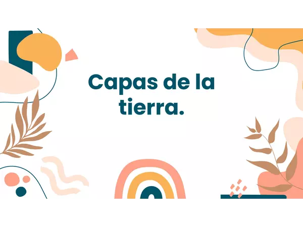 Las capas de la tierra