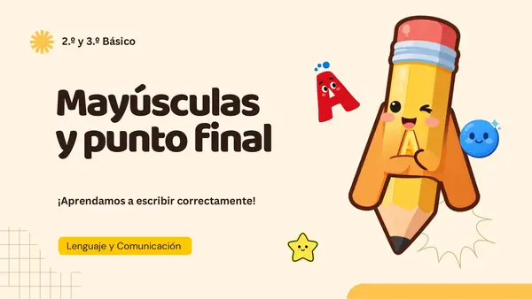 Mayúsculas y Punto Final 