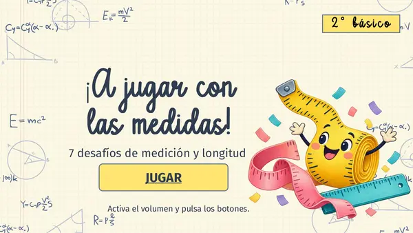 Quiz interactivo - Mediciones y longitud -  2° básico