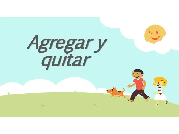 Conceptos agregar y quitar