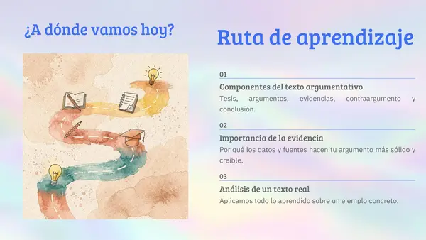 Estructura del texto argumentativo