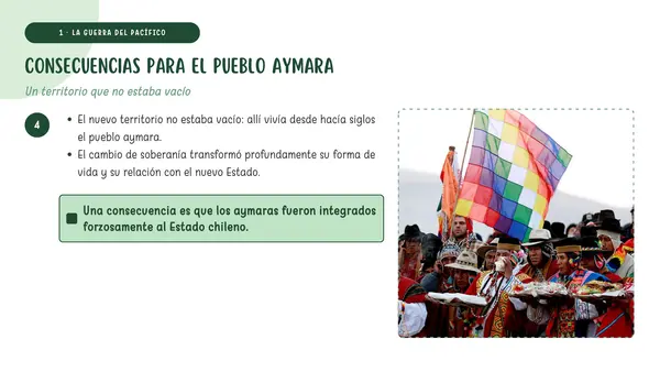 6° Guerra del Pacífico, pérdida de la Patagonia, Incorporación de Rapa Tui