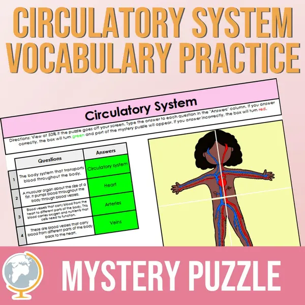 Circulatory System Mystery Puzzle