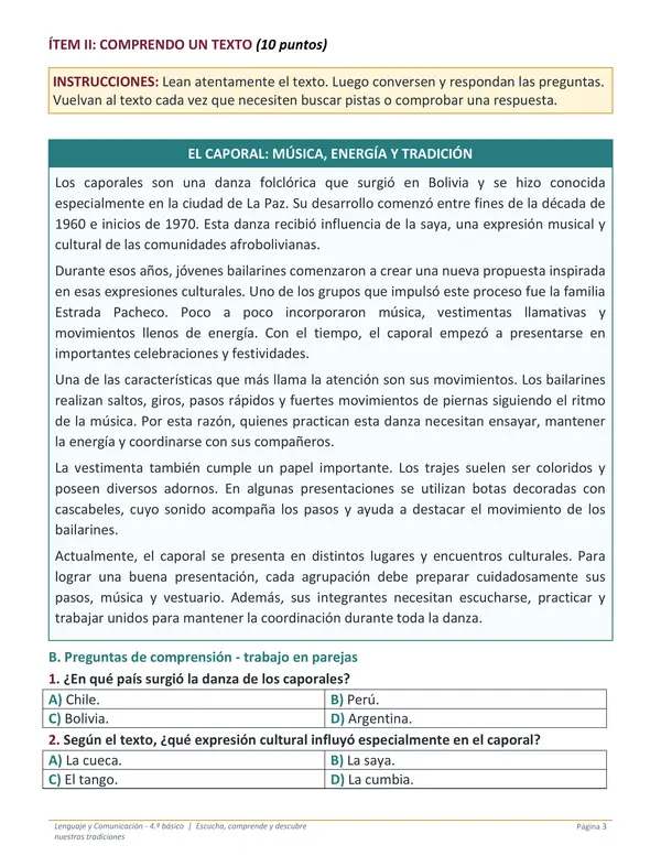 Cazador Literario N.º 3 – “Lejos de ti” - 4º básico