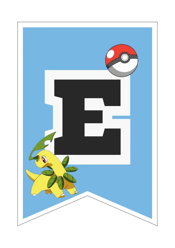 Banderín BIENVENIDOS POKEMÓN