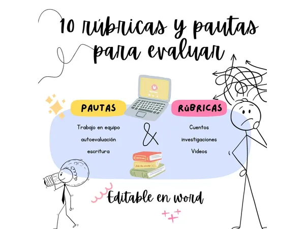 Paquete de evaluaciones rúbricas y pautas