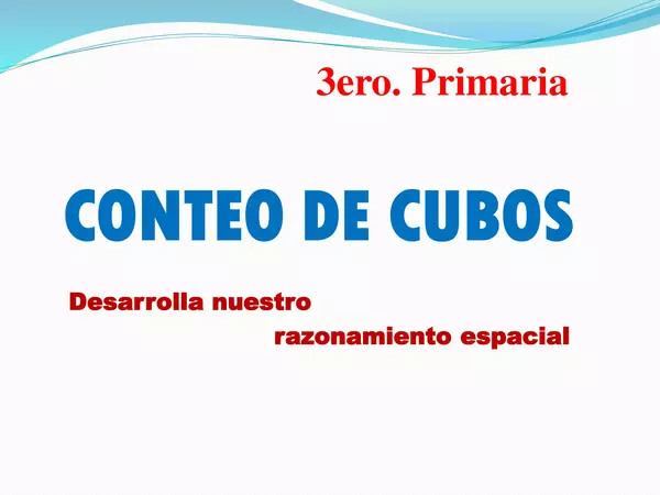 CONTEO DE CUBOS