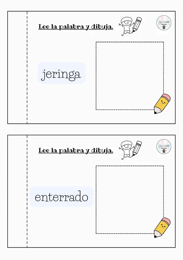 Tickets de comprensión lectora