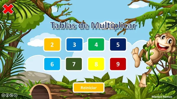 Juego Interactivo Repasemos las Tablas