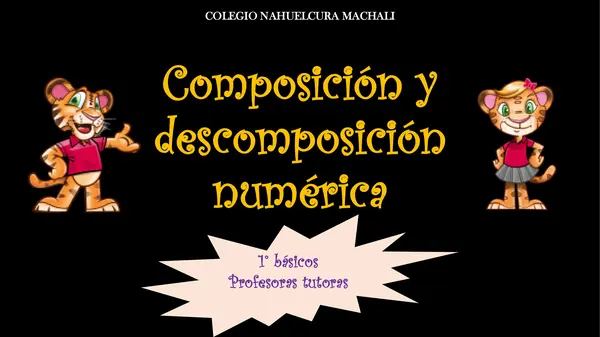 Composición y descomposición de números 