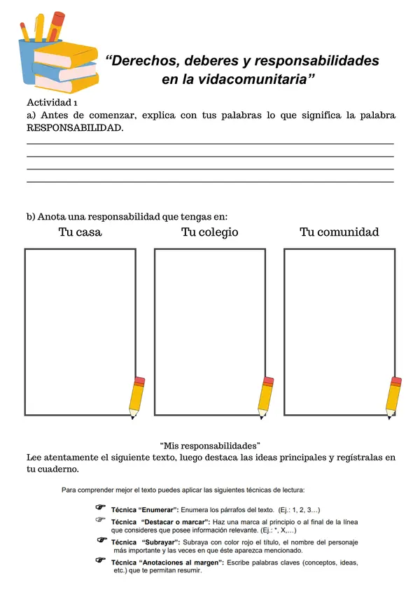 Formación Ciudadana: Guía "Derechos, Deberes y Responsabilidades"
