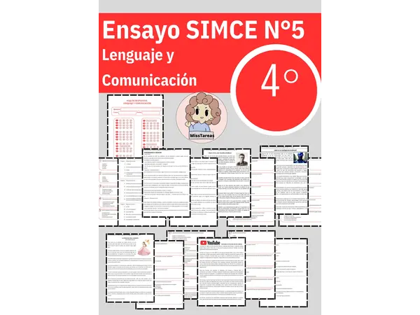 Ensayo SIMCE Lenguaje 4to básico N°5