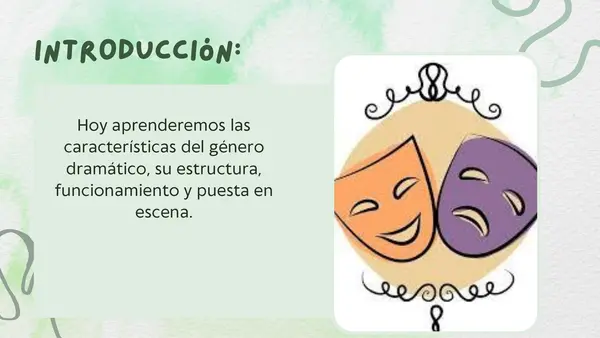Características del género dramático