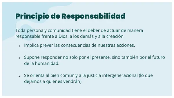 El valor del cuidado de la casa común