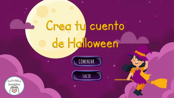 Ruleta Para Crear Cuentos de Halloween | PowerPoint Interactivo