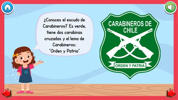 PowerPoint Interactivo: Carabineros de Chile Para Niños (Sala Cuna, Pre-Kínder, Kínder)