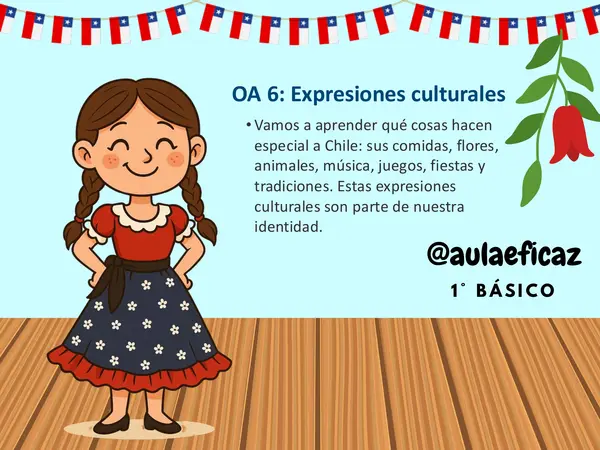 Expresiones culturales OA6 1° básico