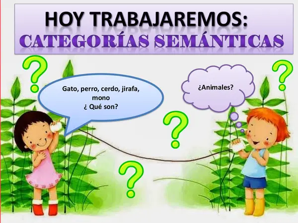 Categorías semánticas