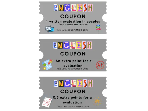 English coupons