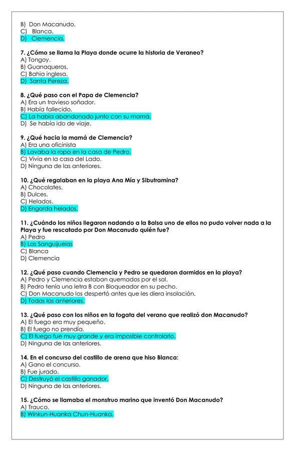 Prueba Lectura - Don Macanudo