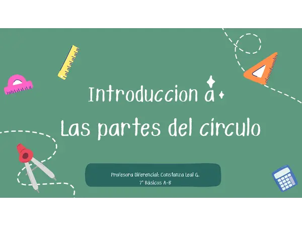PPT IDENTIFICAR LAS PARTES DE UN CIRCULO 