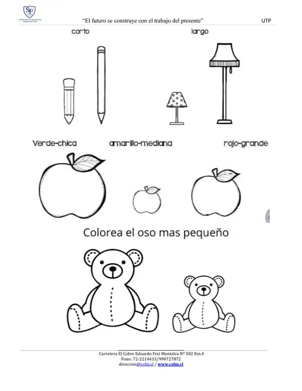 Prueba Unidad 3 matemáticas 1ro básico