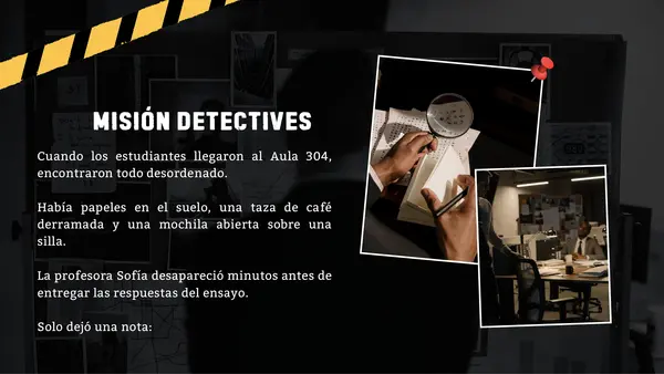 Escape Literario: El Misterio del Aula 304 | Juego de Inferencias y Comprensión Lectora