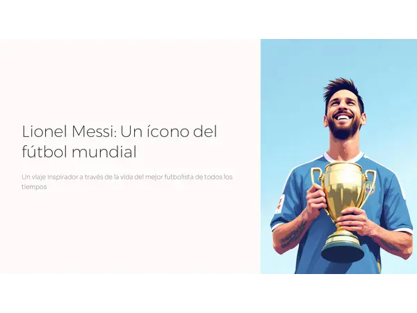 PPT de comprensión lectora con MESSI 