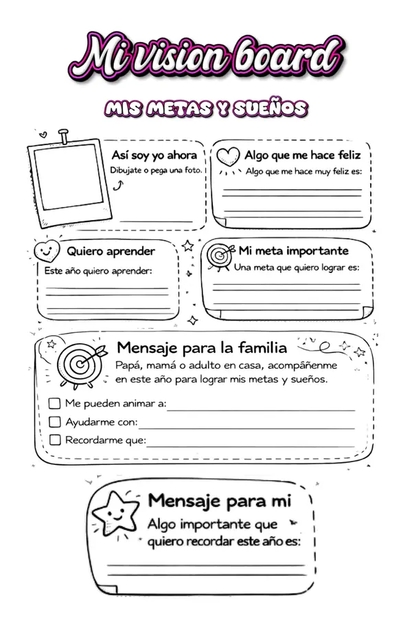 MI VISION BOARD – MIS METAS Y SUEÑOS