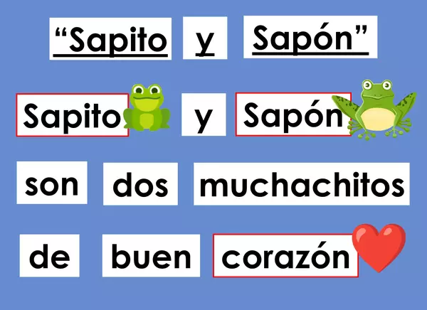 Lectura compartida: "Sapito Sapón"