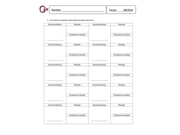 TABLA DE MEDICIÓN