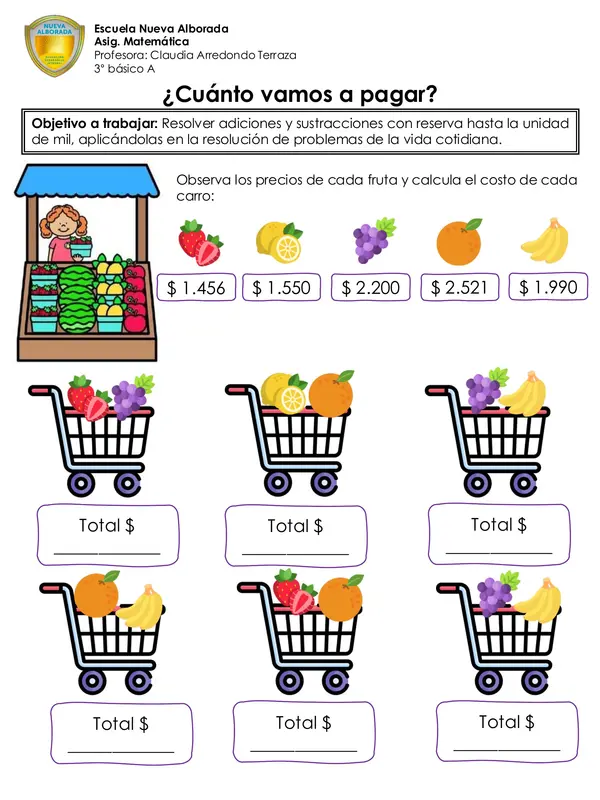 Adiciones: Lista de compras