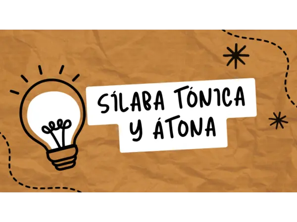 Sílaba Tónica y átona CANVA