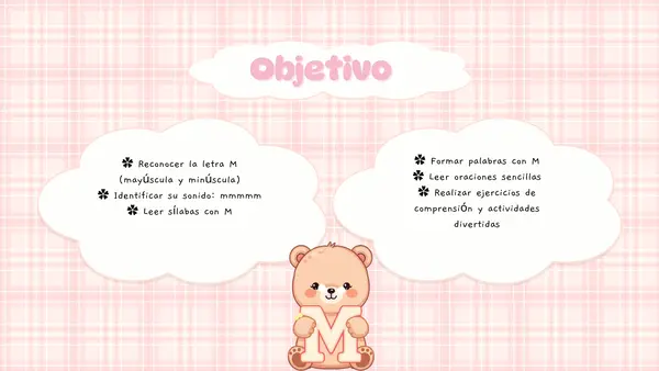 Aprendemos la letra M