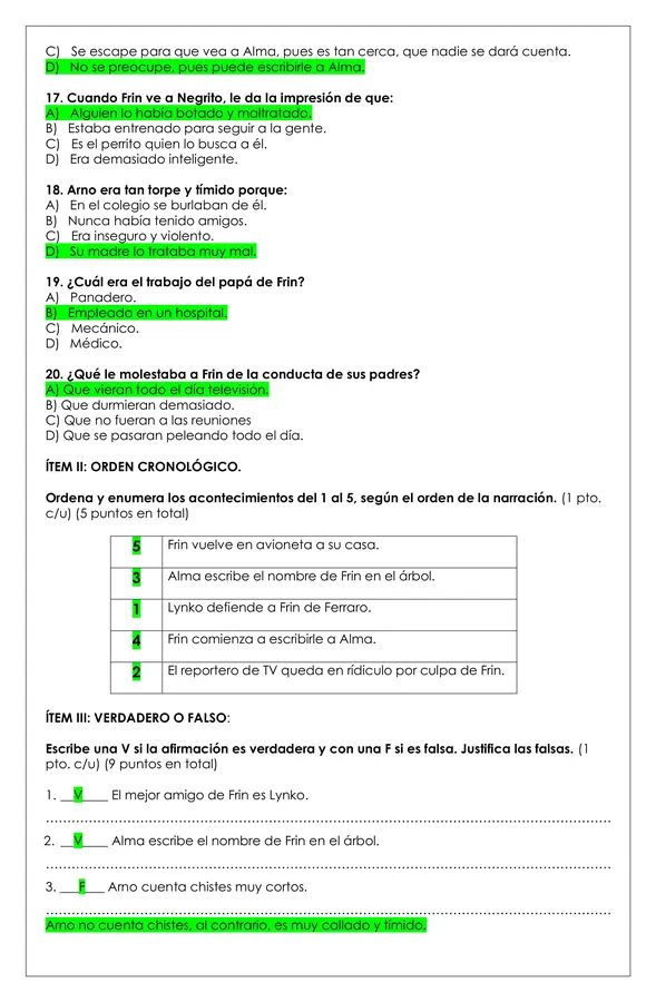 Prueba Lectura - Frin