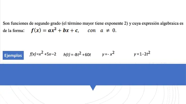 Función cuadrática