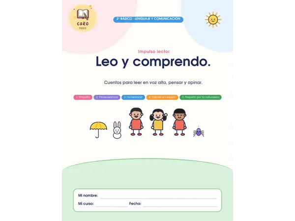 Cuadernillo comprensión de lectura "impulso lector"