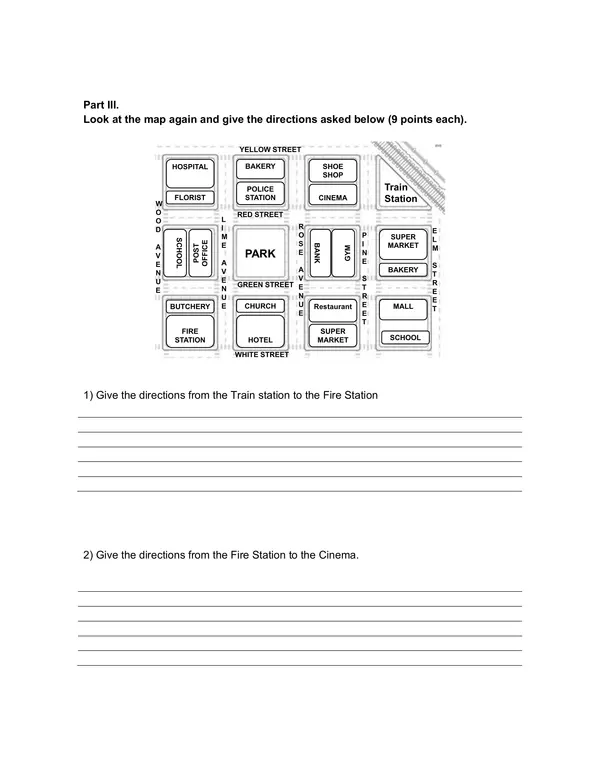 Evaluacion de Ingles 6 Basico: Lost