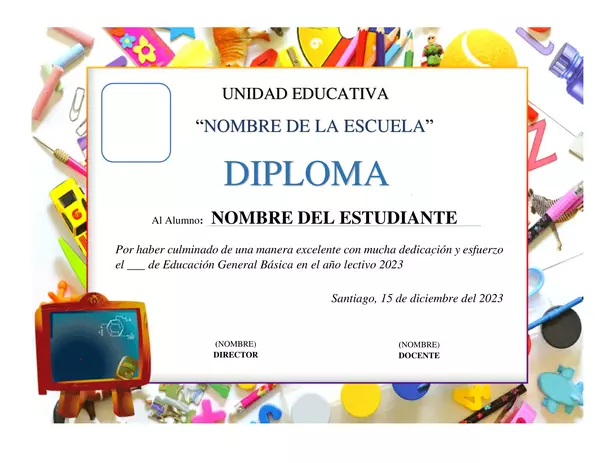 Diplomas Editables