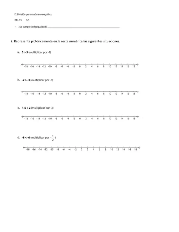 Resolver problemas de inecuaciones lineales.